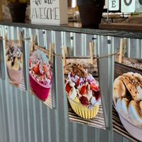 So many Nice cream options! at The Juice Garden in Fremont