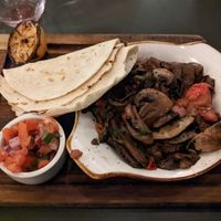 Mushroom tacos at The Causeway in Spruce Head
