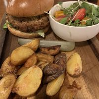 Veggie burger  at The Causeway in Spruce Head