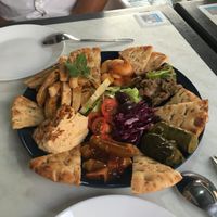 Vegan starters  at Restaurante Griego Pikilia in Malaga