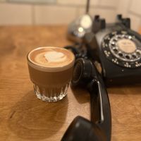 Latte miso  at Paquebot - St Laurent in Montreal