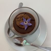  Vegan chocolate cream dessert  at La Verduleria in Tenerife