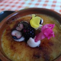 Creme brulee at La Verduleria in Tenerife