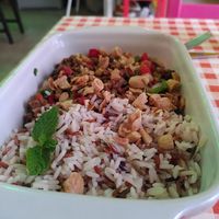 Spicy rice with almond at La Verduleria in Tenerife