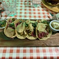 Canarian tacos   at La Verduleria in Tenerife