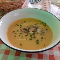 Menu of the day / Starter / Creamed pumpkin (vegan) at La Verduleria in Tenerife
