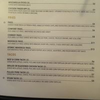 Menu 1  at A Better Place in Woodbury