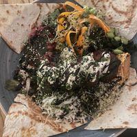 Falafel and hummus bowl   at Gut in Barcelona