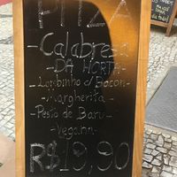 Sign at Pitza 1780 in Belo Horizonte