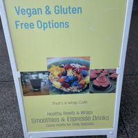 Yay vegan  at That's A Wrap in Kihei