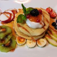 Pancakes‘ Obst spitzenmässig gut 🙃 at Coffee House in Salzburg