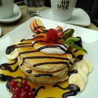 Pancakes vegan at Coffee House in Salzburg