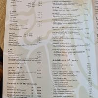 Menu aktuell 3.11.21 at Coffee House in Salzburg
