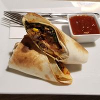 Vegan buritto at Coffee House in Salzburg