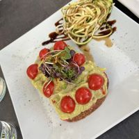 Veganes Avocadotoast  at Coffee House in Salzburg