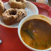 Great soup/curry, ‘donut’ breads had no flavor at Bikanervala in Christchurch