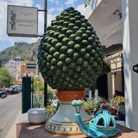 Entrance at Rosmarino in Taormina