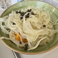 Fennel and orange salad with capers    at Rosmarino in Taormina