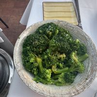 Side of broccoli   at Rosmarino in Taormina