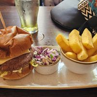 Plant Burger at The Barley Mow in London