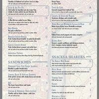 Menu at Barley Mow at The Barley Mow in London