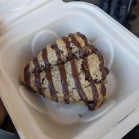 Cinnamon chocolate chip scone at Rise Authentic Baking Co in Grand Rapids