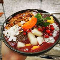Acai bowl. Mmmmmmm😍 at Berge in Garmisch Partenkirchen
