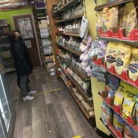 This gives you an idea of what the aisles look like at Sano Health Food Center in New York City