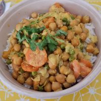 Curry coco pois chiche at Healthy&co in Aix-en-provence