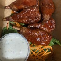 My favorite hot wings from any vegan restaurant I’ve been to, ever at Lotus Vegan in North Hollywood
