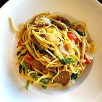   at Lotus Vegan in North Hollywood