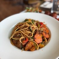 Kung Pao Spaghetti   at Lotus Vegan in North Hollywood