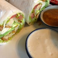 Chicken Wrap at Lotus Vegan in North Hollywood