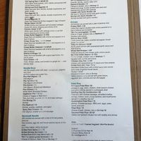 Menu 1 at District III in Alpharetta