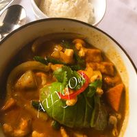 Massamum curry with tofu  at Nahm Thai in Alpharetta