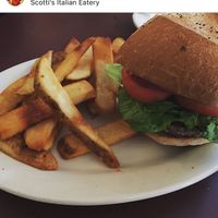 Impossible burger at Scotti's Italian Eatery in Cleveland
