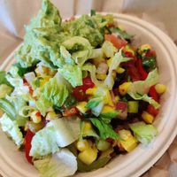 Impossible bowl, this time with lettuce. at Qdoba in Gillette