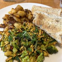Vegan Tofu Scramble  at Cafe Du Soleil in Vancouver