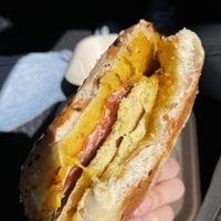 Wow. This was the best breakfast bagel ever!  at Raw in Milpitas