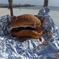 BBQ Sandwich at Magic Vegan Cafe in Gulfport