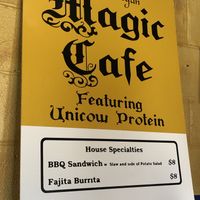 Menu at Magic Vegan Cafe in Gulfport