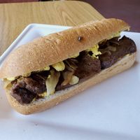 Steak and cheese at Magic Vegan Cafe in Gulfport