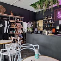 Counter area  at Genesis Plant Based Alchemy in North London