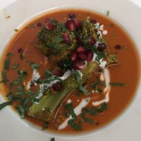 Tandoori broccoli  at Genesis Plant Based Alchemy in North London
