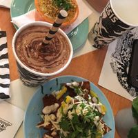 Overview of stuff minus a taco - £23 at Genesis Plant Based Alchemy in North London