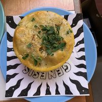 Mac and cheese at Genesis Plant Based Alchemy in North London