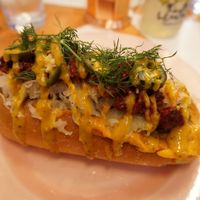 Reuben Dog at Genesis Plant Based Alchemy in North London