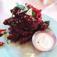Korean BBQ Wings at Genesis Plant Based Alchemy in North London