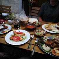 Many vegan dishes at Sindbad in Dresden