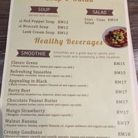 Menu 2 at Joies Sourdough in Penang